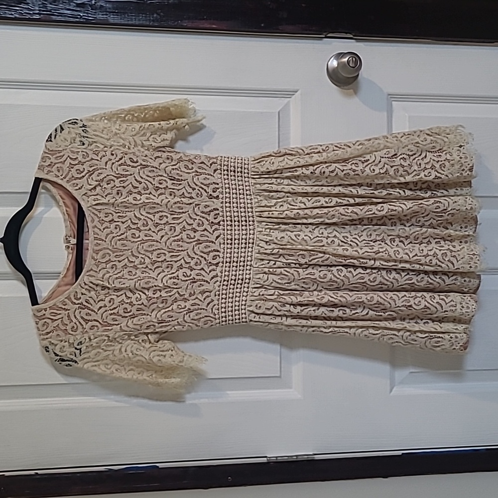 Darling Cream Dress - Picture 2 of 7